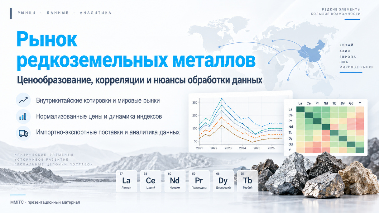 Обложка статьи «Ценообразование на рынках редкоземельных металлов»